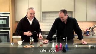 How to make a frappé coffee using an aerolatte milk frother [upl. by Carr691]