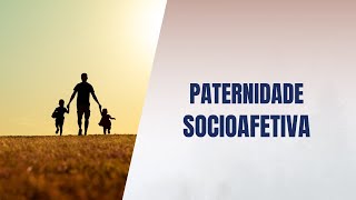 Paternidade socioafetiva [upl. by Einna970]