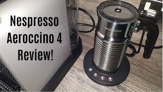 Nespresso Aeroccino 4 Milk Frother Review  Worth upgrading from the Aeroccino 3 [upl. by Beitz92]