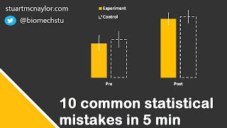 Ten Statistical Mistakes in 5 Min [upl. by Elga409]