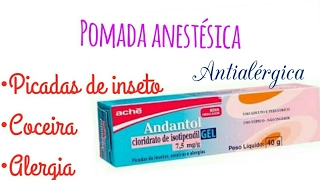 Resenha PomadaAndantol Gel [upl. by Ahtennek]