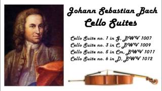 Johann Sebastian Bach  Cello suites in 432 Hz great for reading or studying [upl. by Mcclure746]