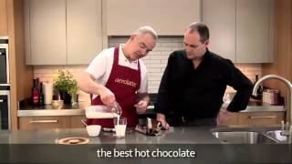 How to make a hot chocolate using an aerolatte milk frother [upl. by Dryden435]